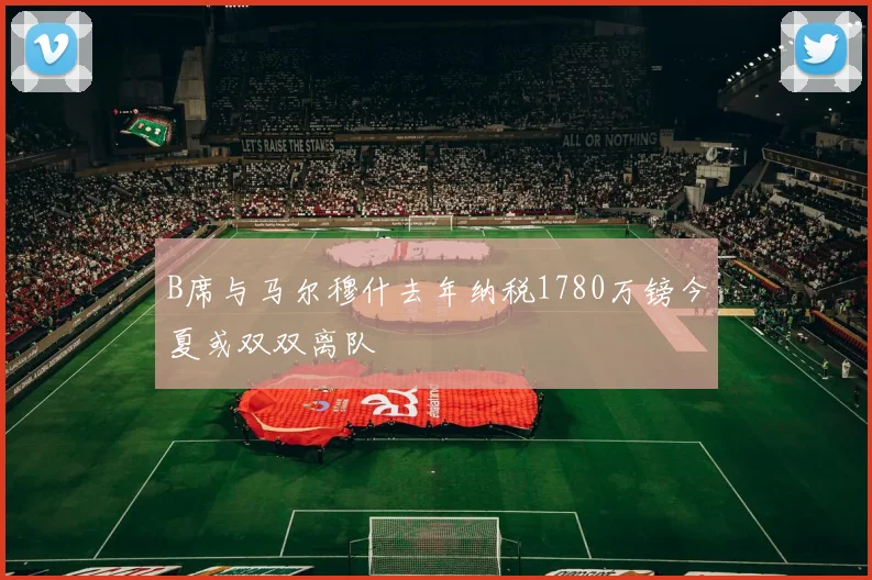 B席与马尔穆什去年纳税1780万镑今夏或双双离队